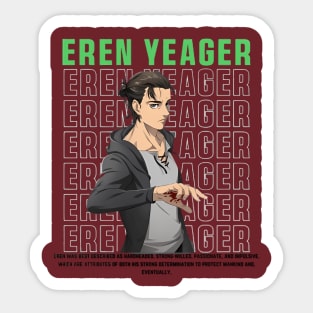 Eren Yeager Sticker